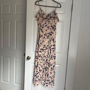 Band of Gypsies Blush Floral Maxi Dress